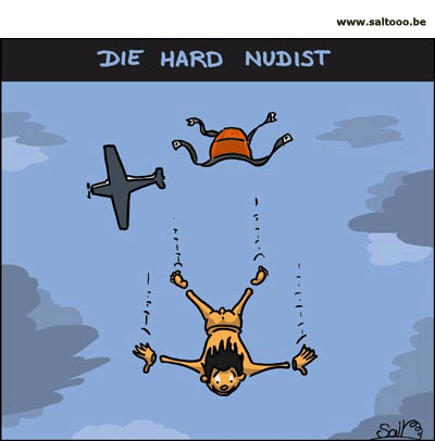 Die hard nudist