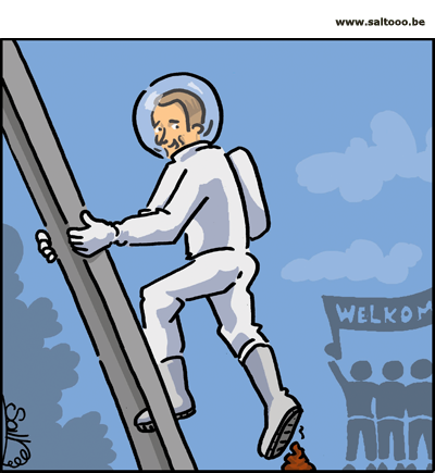 Welkom op aarde na een lange ruimtereis